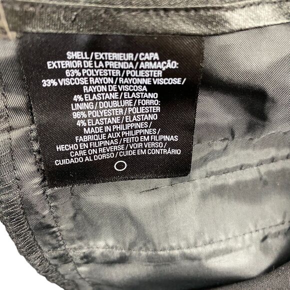 Neiman Marcus Trousers Pants Womens 8 Black Wide Leg Mid Rise Casual Classic Fit - Picture 8 of 15